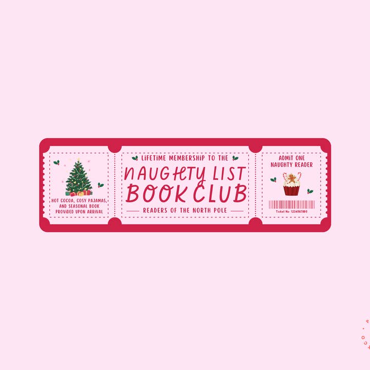 Paperback Fable & Co. - Wholesale Bookmark - Naughty List Book Club - Bookmarks0