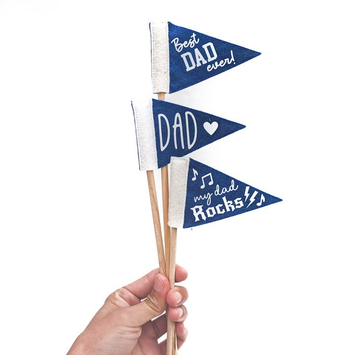 Pennant For Your Thoughts - Wholesale Flag - Father's Day Tiny Pennant | Mini Gift for Dad, US Made8
