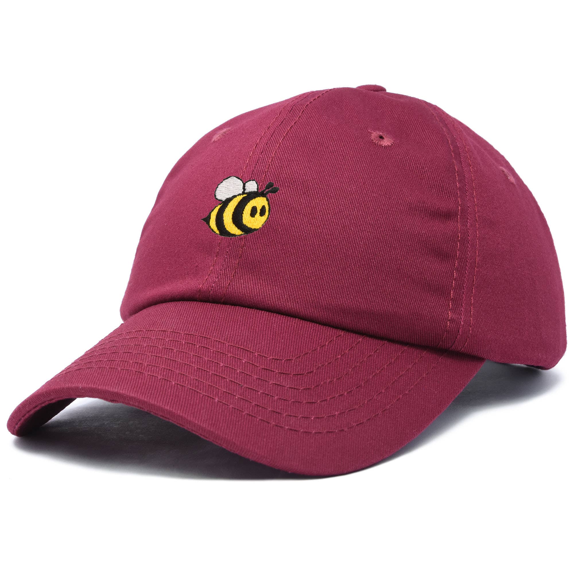 Dalix - Wholesale Baseball Cap - Unisex - DALIX Bumble Bee Baseball Cap Dad Hat Embroider Womens Girls51