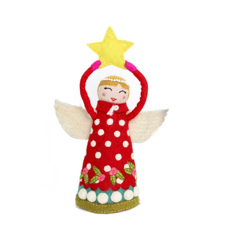 Angel Tree Topper - Joy for wholesale by French Knot