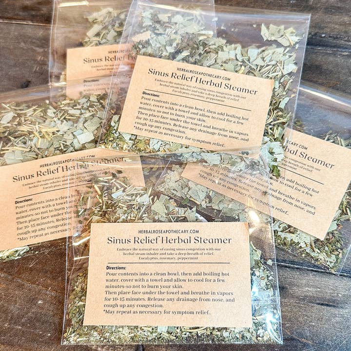 Herbal Rose Apothecary - Wholesale Shower Steamer/Bomb - Steam Inhaler Sinus Relief