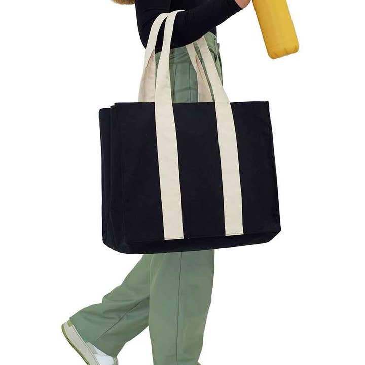 Pierre Francis – wholesale Tote bag – Women's – Brand Lab - Canvas Wrap Tote Bag3