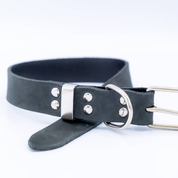 Euro-Dog Collars and Leads - Wholesale Halsband - Hond - Zachte leren Euro-hondenhalsband in Zen Style
