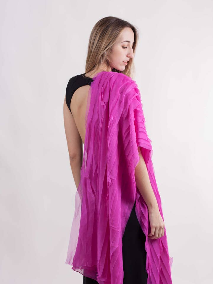 Niza Silk Party Stole for wholesale by MR Complements