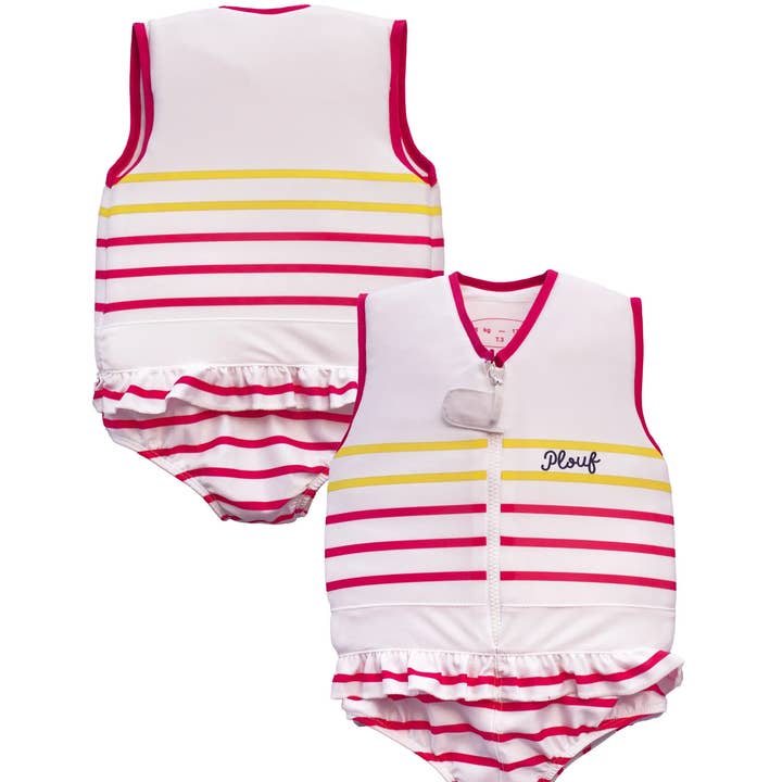 Stephanie floating swimsuit for girls: Safety & Awakening for wholesale by Plouf Safety Concept