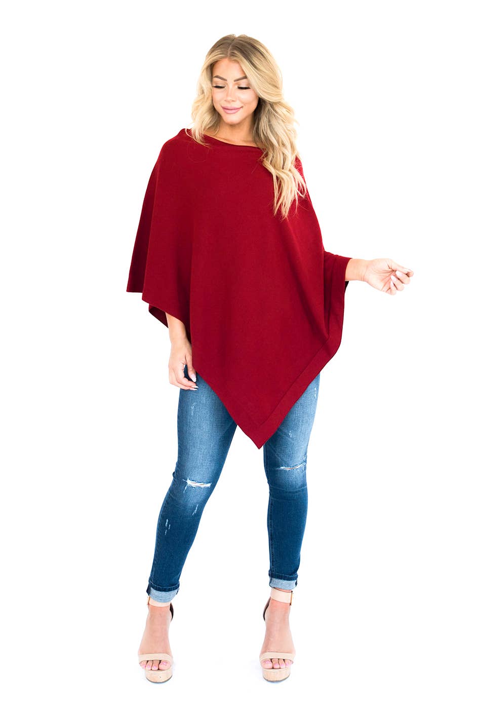 Viverano Organics - Wholesale Poncho - Women's - Women's Eco-Chic Poncho Sweater Knit Pullover (Organic)21