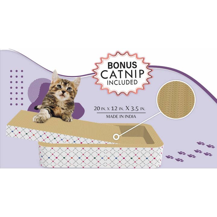 Pet Palette Distribution - Wholesale Pet Scratcher - Cat - ThoozyPet Open Bed Cat Scratcher3