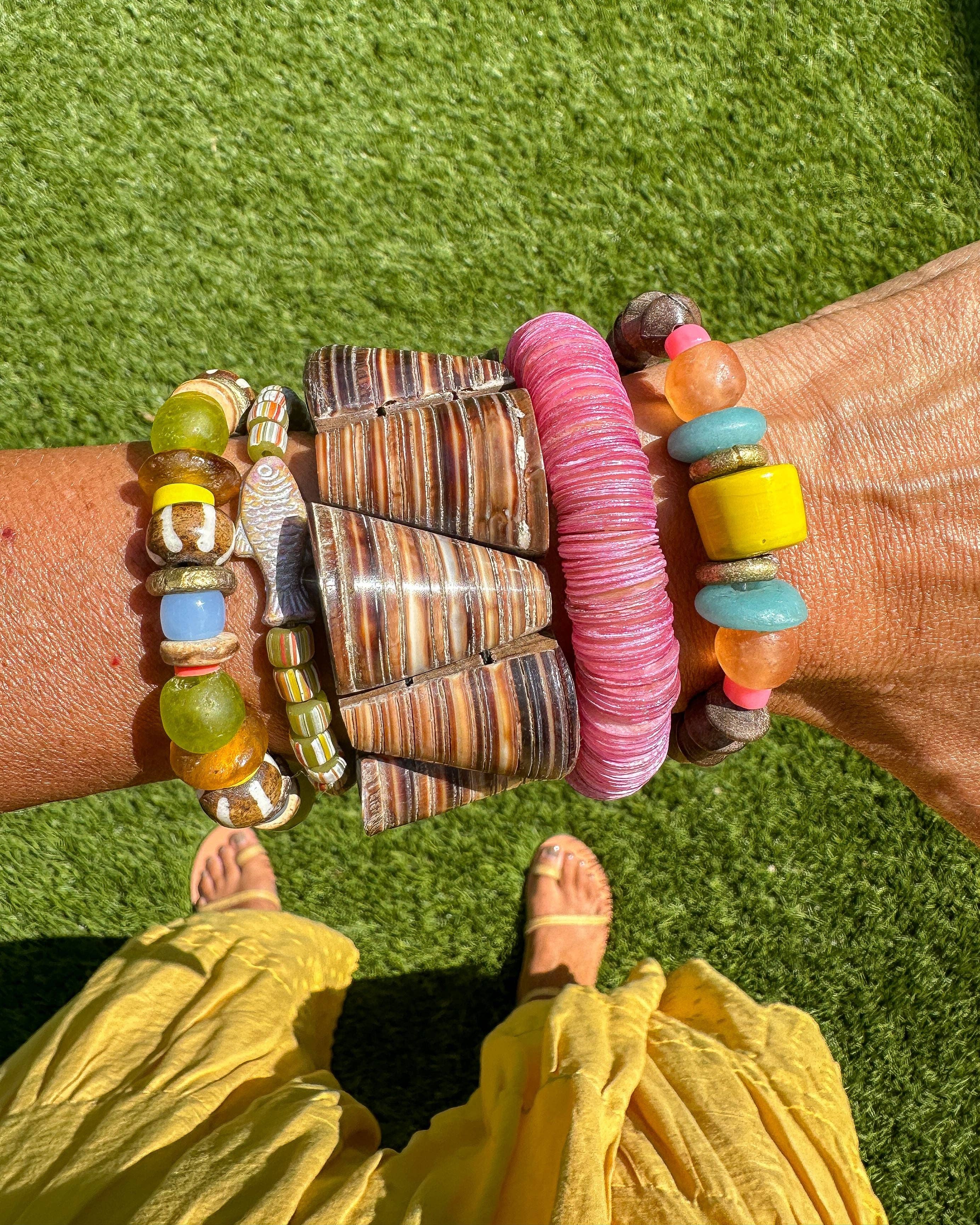 Twine & Twig – Großhandel Perlenarmband – Einzelner Stapelarmreif | Mallorca1