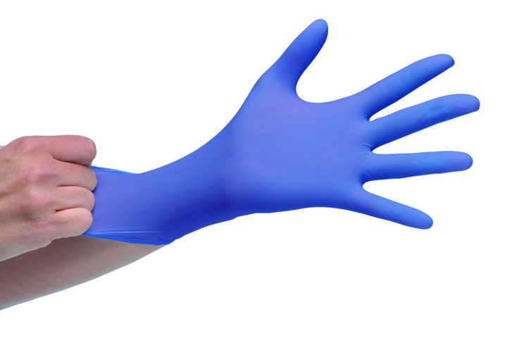 PUNTOQPACK - Wholesale Gloves - Unisex - Blue Nitrile Gloves Size M0