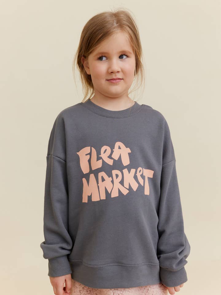 SUDADERA MERCADO DE PULGAS DE ALGODÓN ORGÁNICO para venta al por mayor de OXOX CLUB