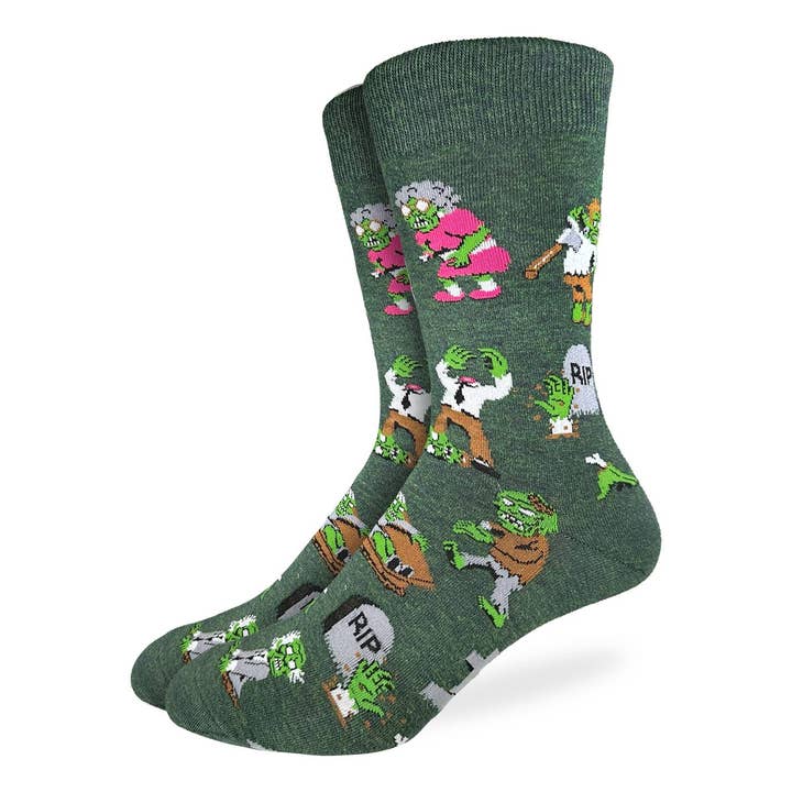 Good Luck Sock – wholesale Socks – Men's – Men's Halloween, Zombie Graveyard Socks