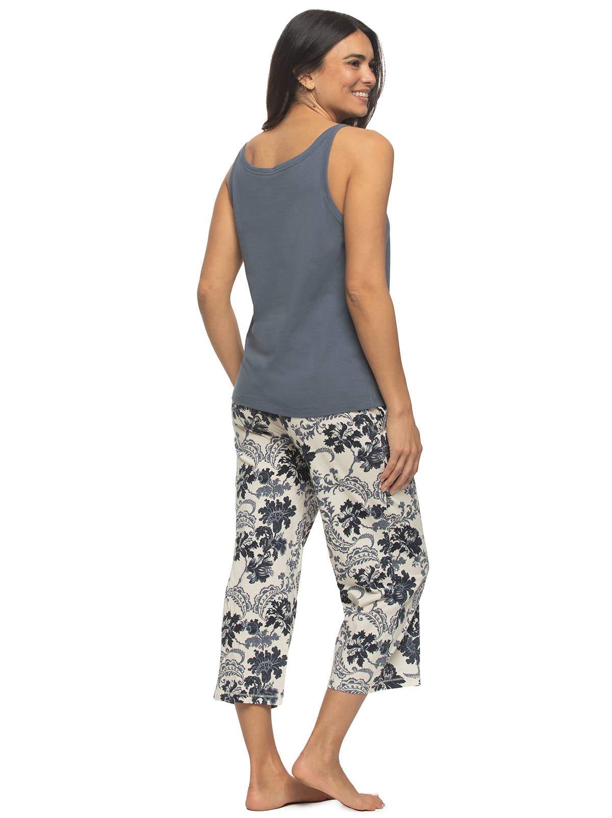 100% Cotton 4-Piece Sleep Set - Indigo for wholesale on Faire4