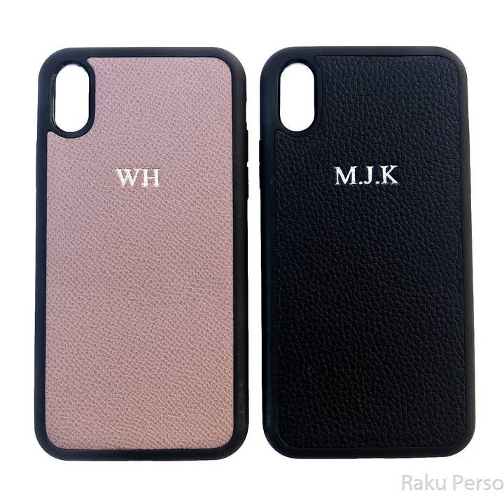 rakupersonalized – wholesale Phone case – Women’s – Personalized Leather Phone Case Custom Letter Initials Iphone XS Max, Monogram Iphone Case Leather Gifts For Her1