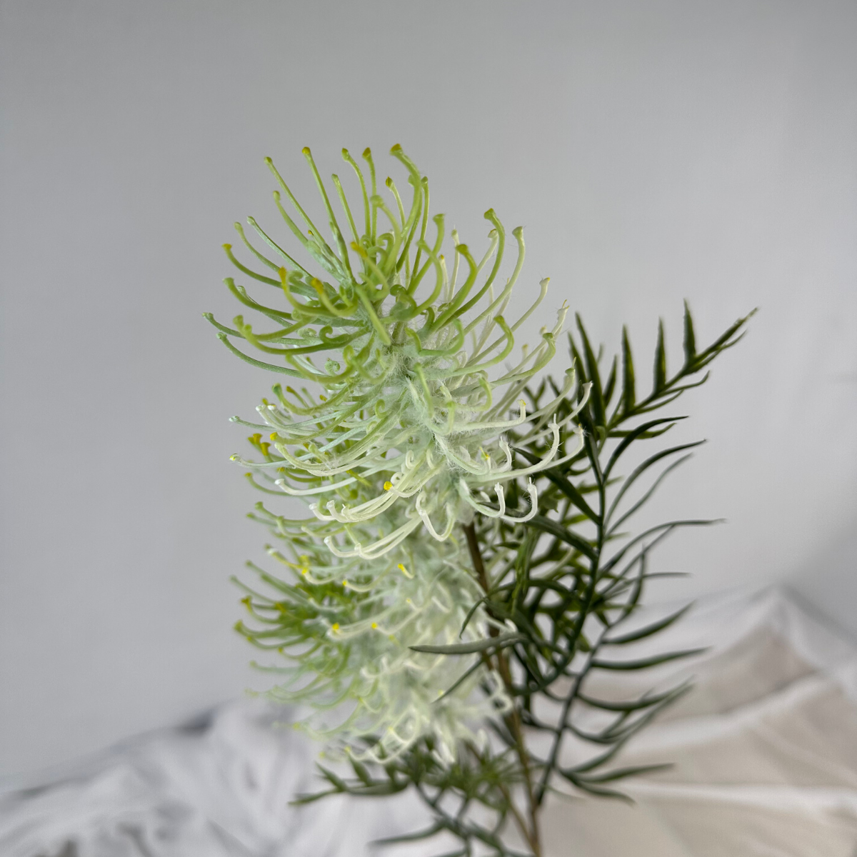 Realistic Artificial Flowers - Wholesale Artificial Flowers - Grevillea Flower Spray White - Realistic Artificial Flowers3