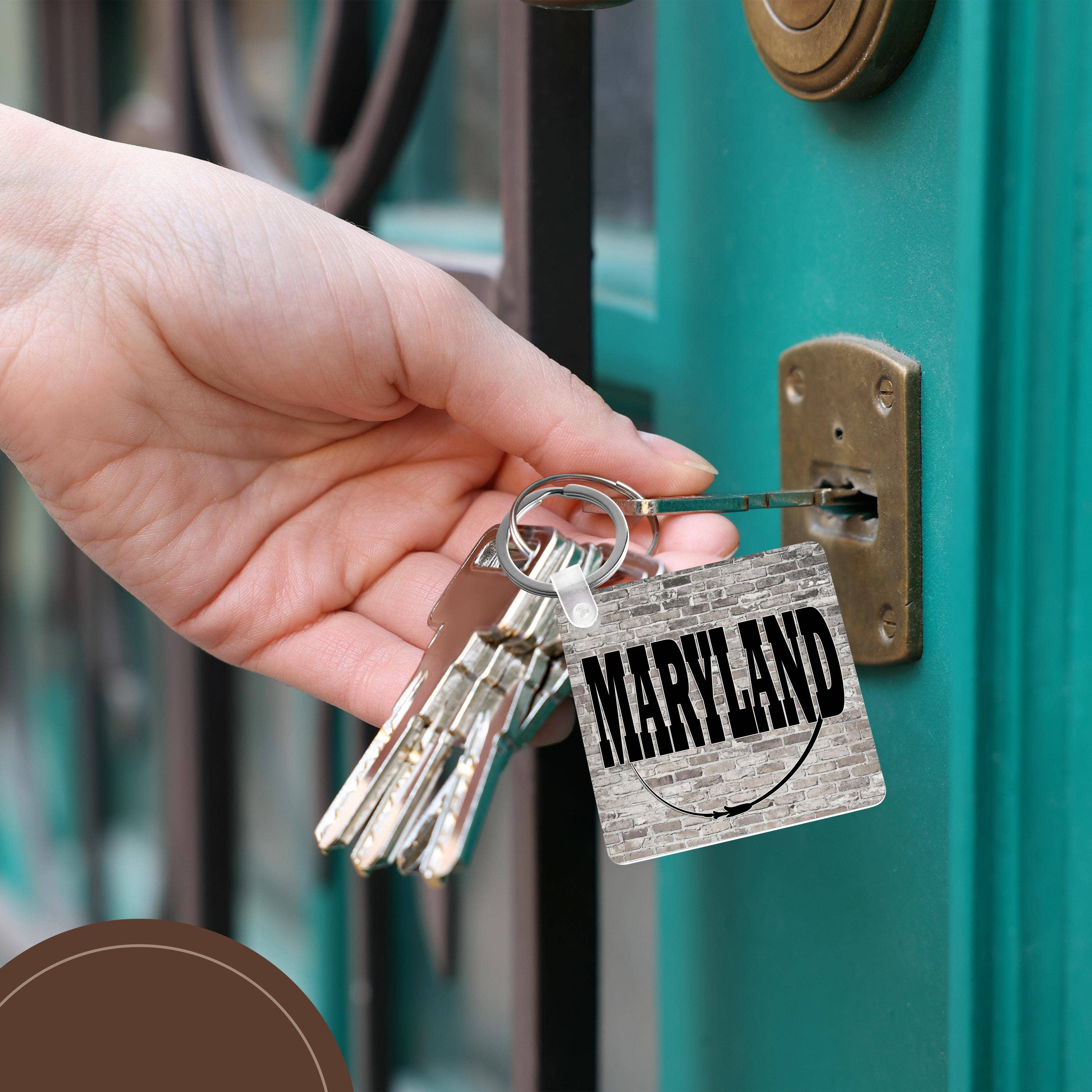 3dRose - Wholesale Sleutelhanger - Uniseks - 3dRose, Maryland. De hoofdstad is Annapolis., Sleutelhanger5