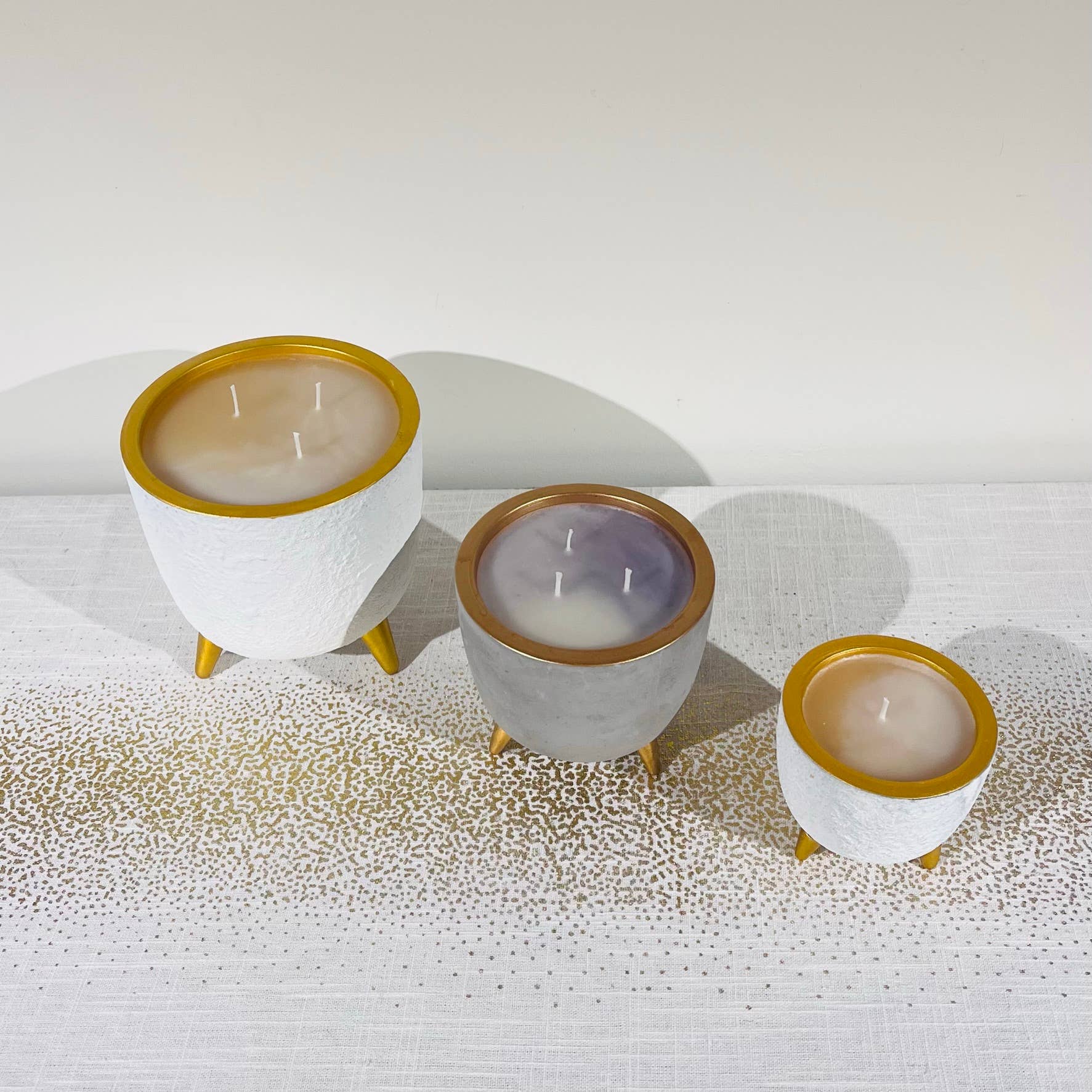 .AVPV. Studio - Wholesale Jar/Filled Candle - Concrete Copper Candle / Flowerpot4