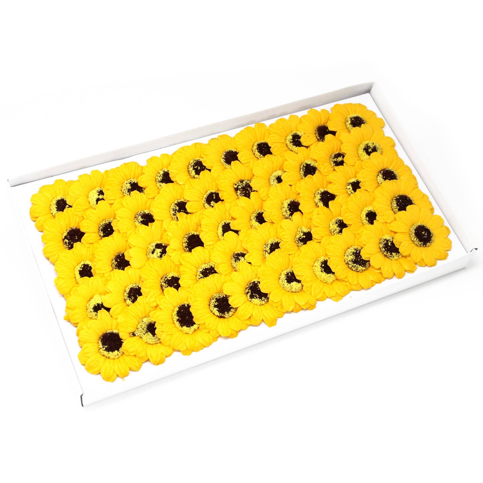 AWGifts Europe - Vendita all'ingrosso Sapone/Lozione per mani - Sapone Fiore per Artigianato - Piccolo Girasole - Giallo2