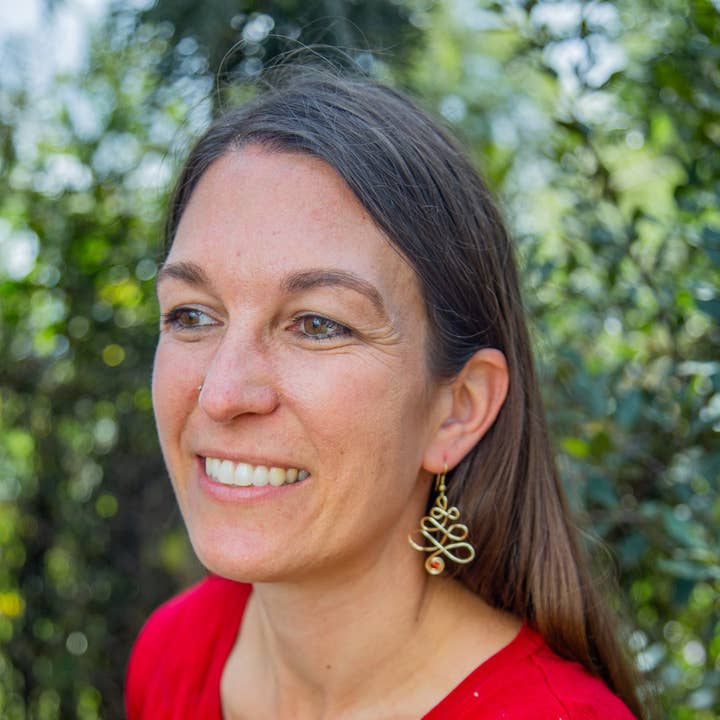 Grain of Rice Project - Wholesale Dangle Earrings - Looped Christmas Tree Earring0