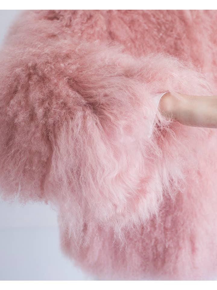 Pellobello - Wholesale Jacket - Women's - Shearling Jacket Strawberry Cream1