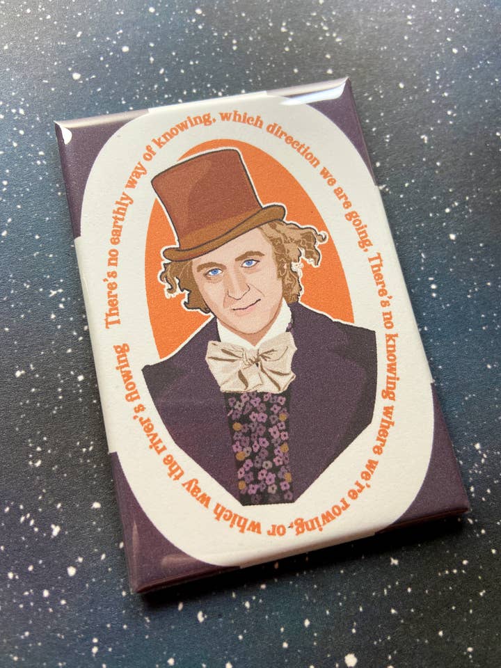 Willy Wonka Souvenirmagnet — Gene Wilder für den Großhandel von The Red Swan Shop