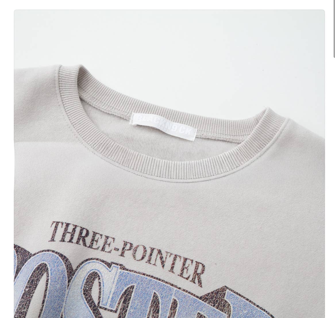 Little Light - Wholesale Graphic Sweatshirt - Women's - Poster Hook Shot Vintage Color-Block Sweatshirt21