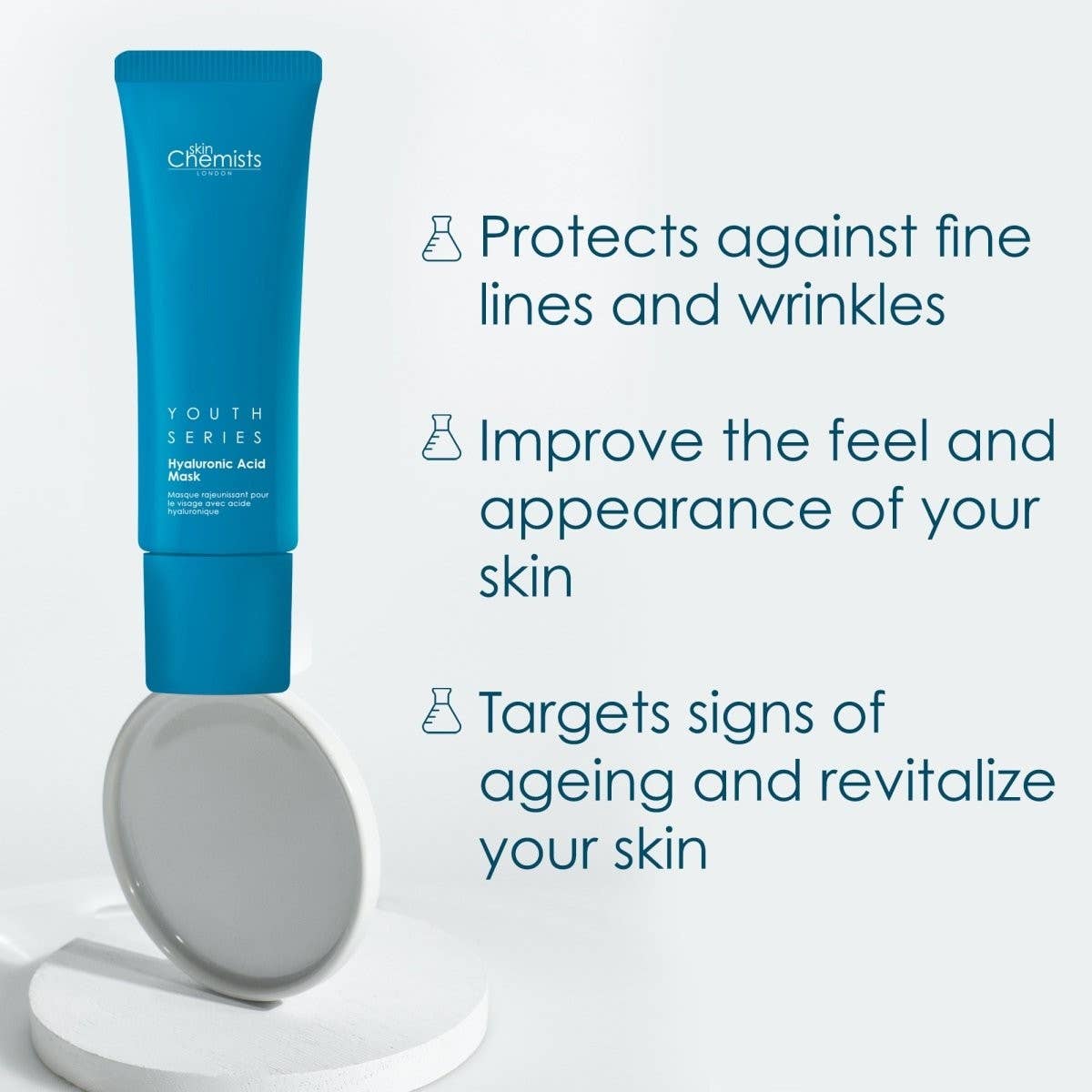 skinChemists | Anti-Ageing Skincare – wholesale Skincare face mask – 1% Hyaluronic Acid Mask 50ml2