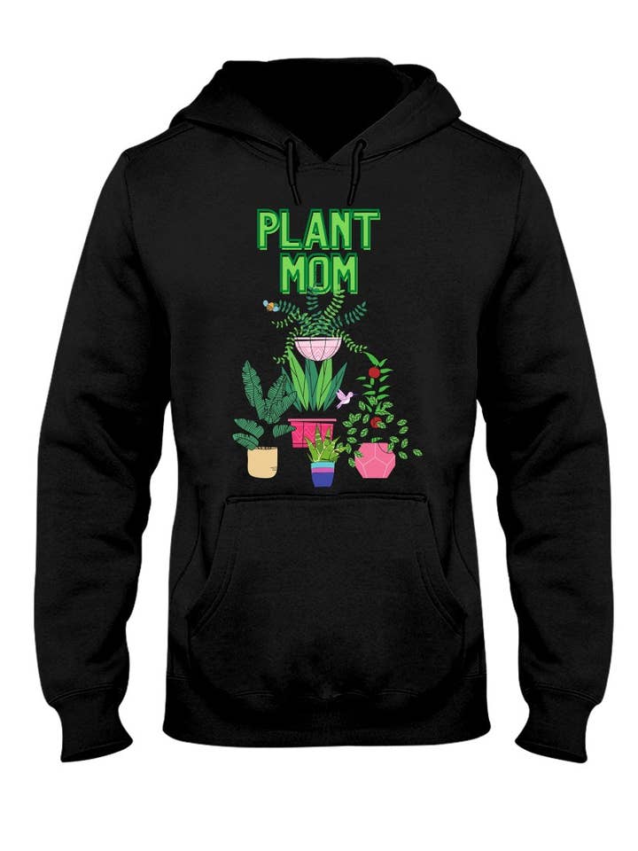 plant mom Hoodie for wholesale by D. Ridley Designs