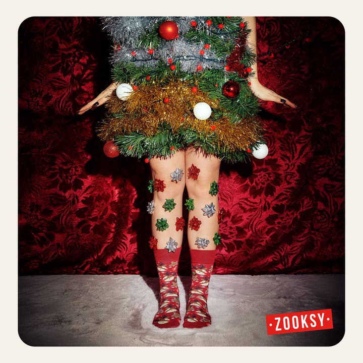ZOOKSY SOCKS - Wholesale Socks - Unisex - Adult Christmas Socks – Christmas Tree – EU 36–40 & 41–468