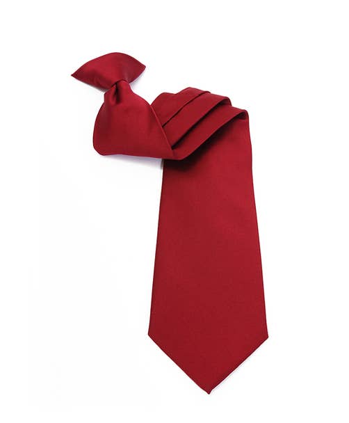 Selini New York - Vente Cravate – homme - Cravate à clipser en poly solide1