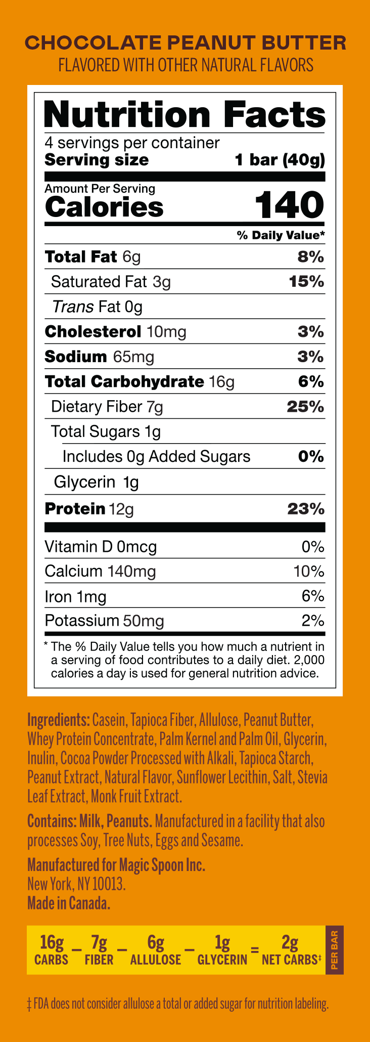 Magic Spoon - Wholesale Snack Bar - Chocolate Peanut Butter 12 Treat Protein Pack ($1.80/Treat)4