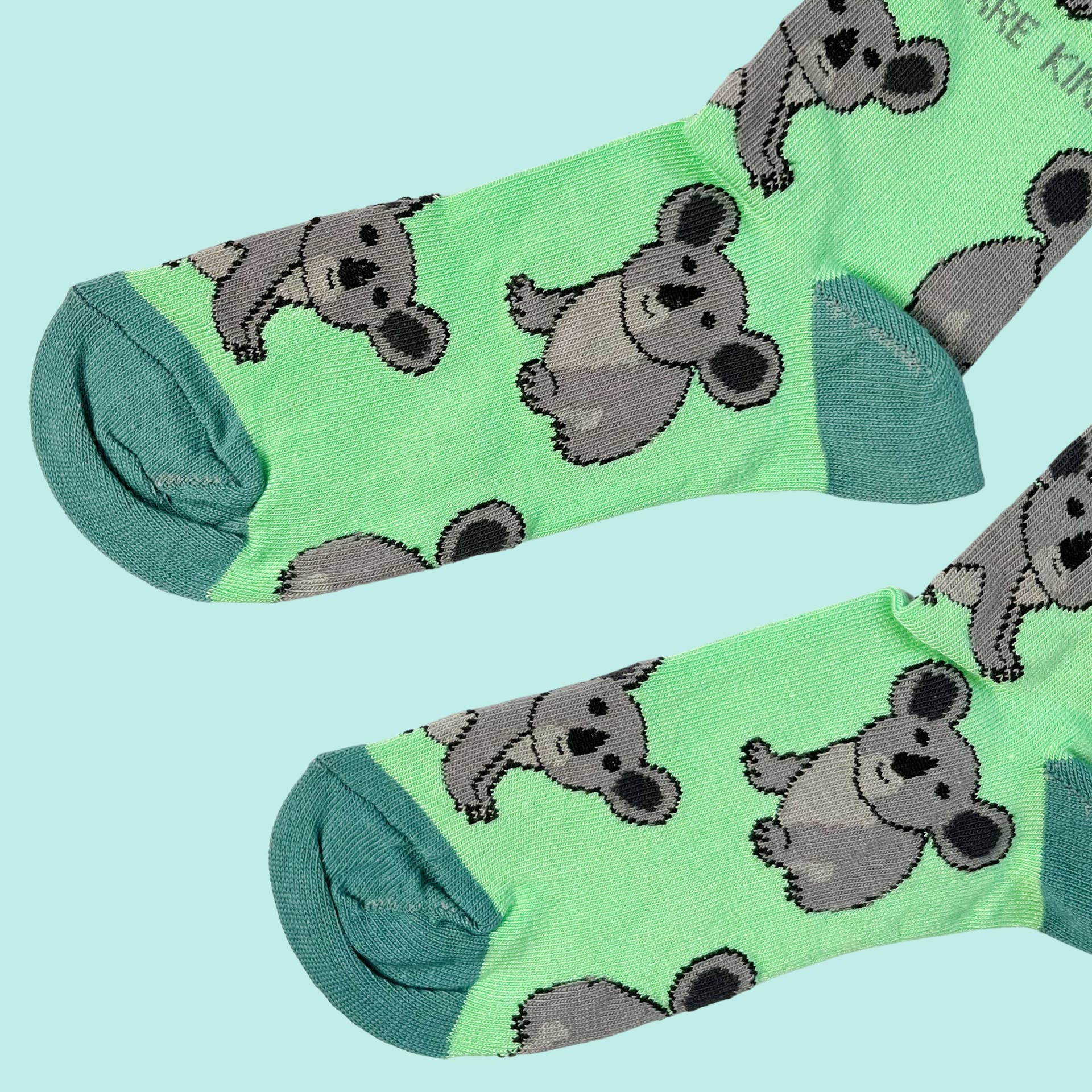 Bare Kind Socks - Wholesale Socks - Unisex - Koala Socks | Bamboo Socks | Green Socks | Australia Socks3