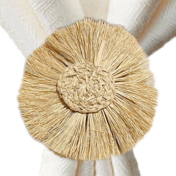 Servettring i solrosdesign av iracafiber - halmtillverkade bordsdekorationer för wholesale av Artett