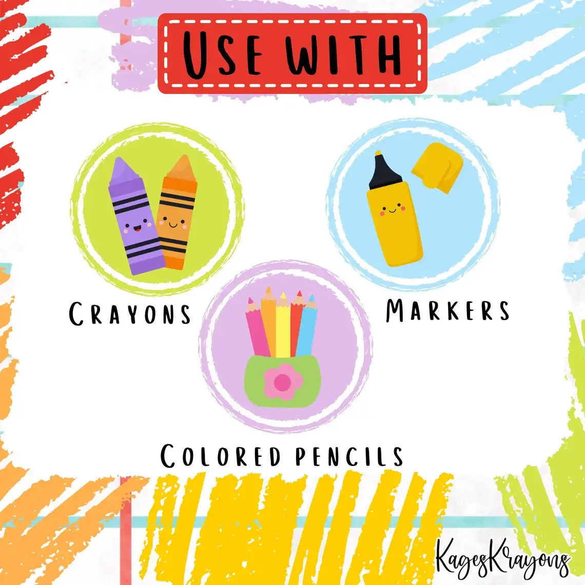 KagesKrayons - Vente Nappe à colorier – enfant et bébé - Bannière de page à colorier du 4 juillet de 6 pieds Couverture de table à colorier5