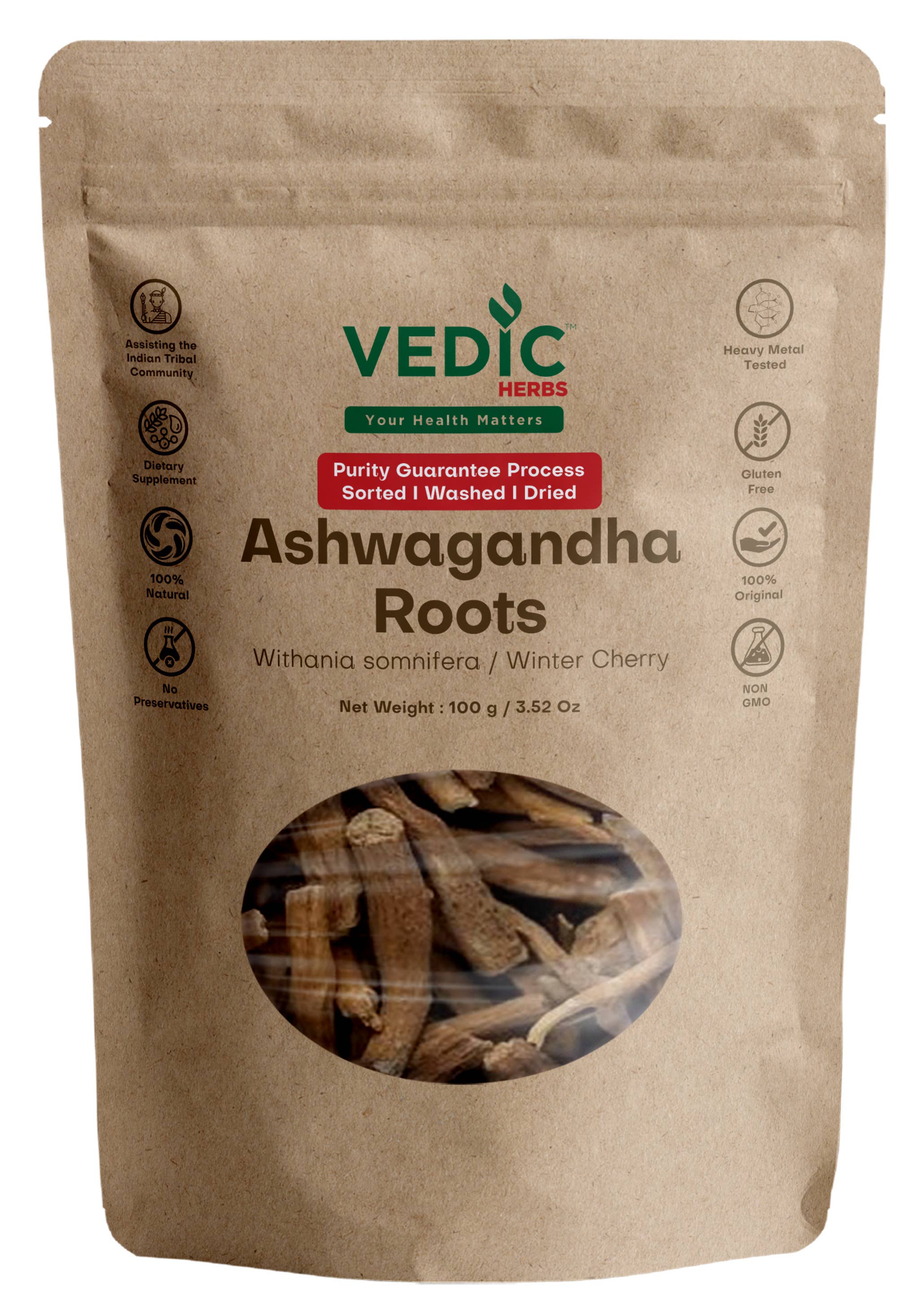 Vedic Juices - Wholesale Protein/Superfood Powder -
Vedic Herbs Ashwagandha Roots