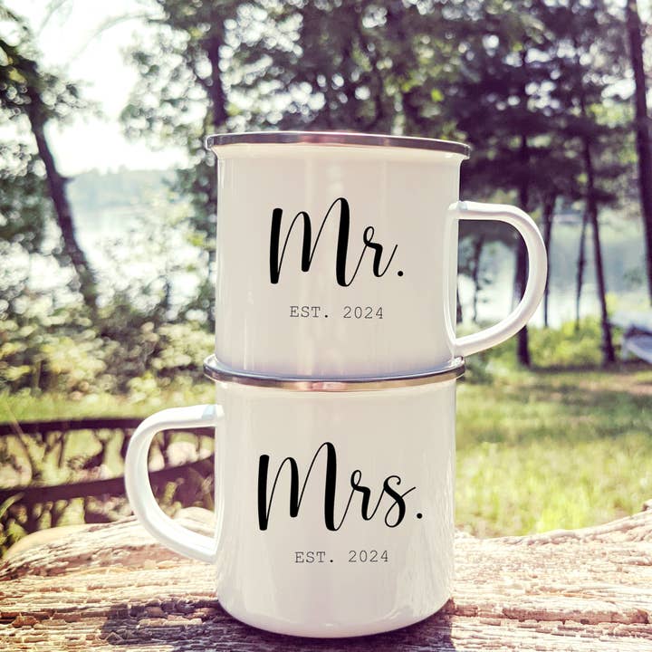 Rustic Girls - Wholesale Coffee Mug - Mr. and Mrs. Mug set0