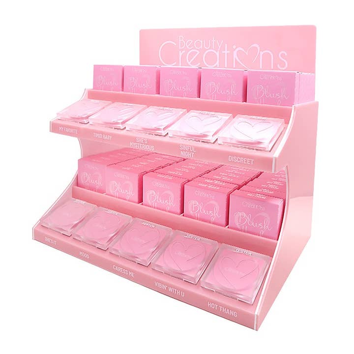 PINEAPPLE Beauty - Wholesale Blush - Beauty Creations SBD Blush Hush Display - 48pc1