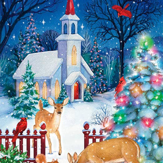 Igreja na Época de Natal #87168 por atacado de Lux Press Group | LPG Greetings