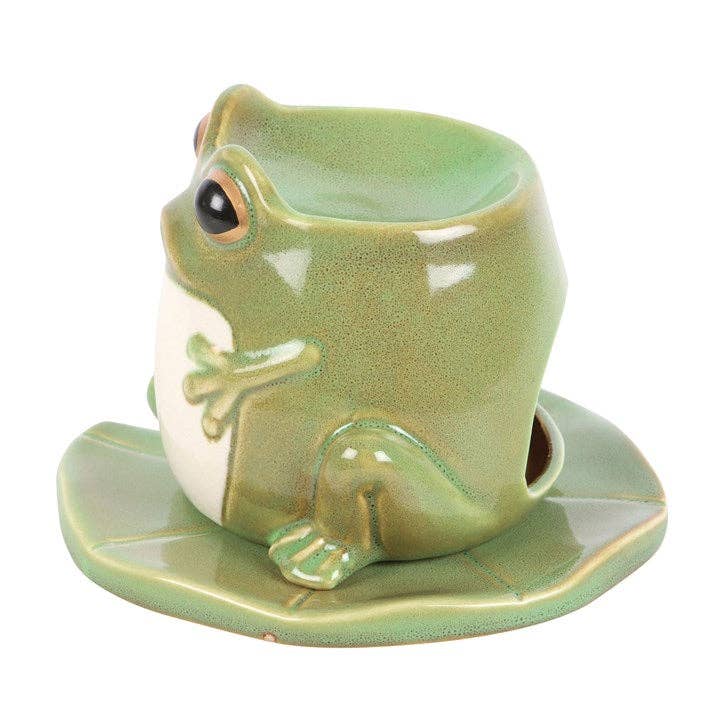 Something Different Wholesale - Wholesale Oil Warmer - Frog Shaped Oil Burner on Lily Pad2