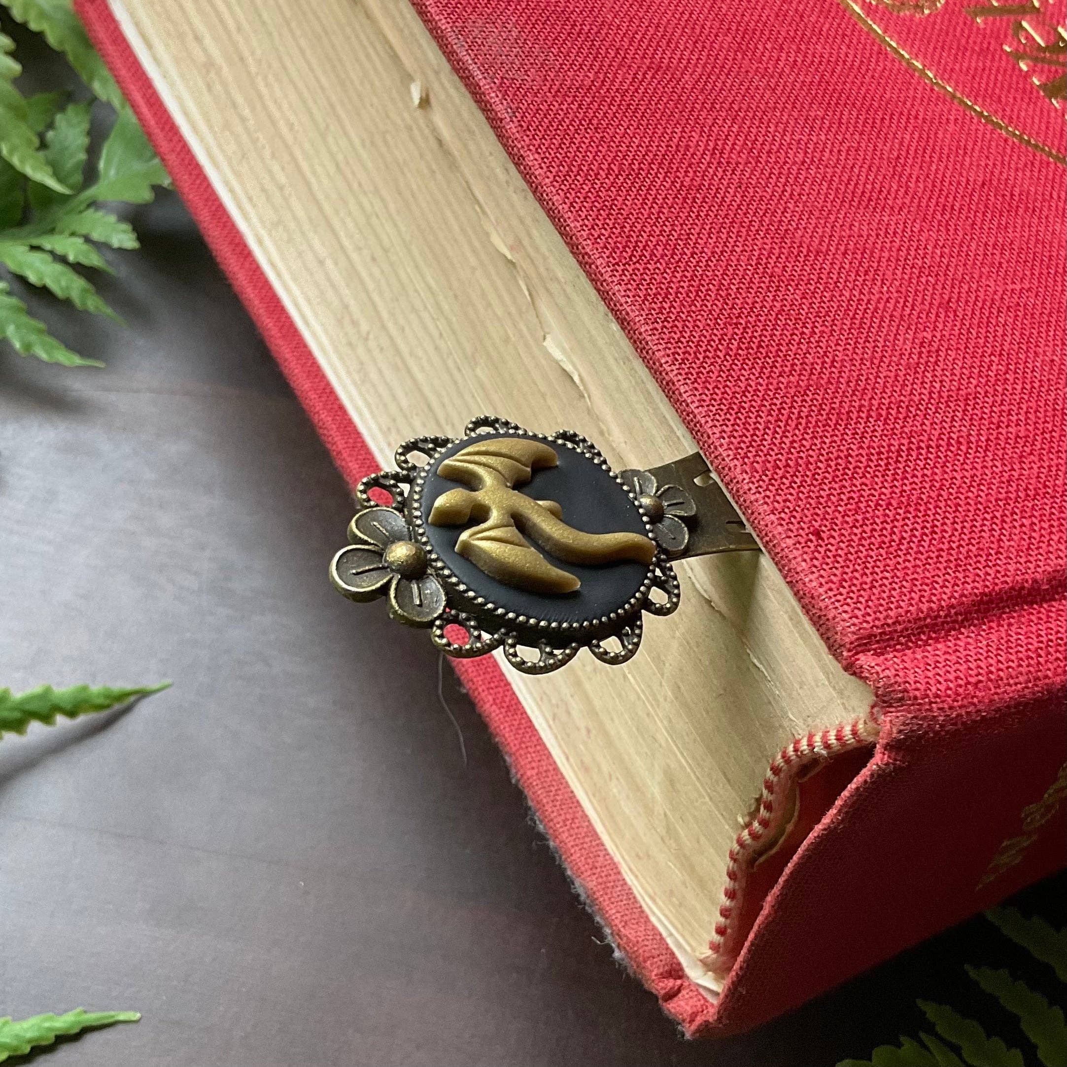 The Midnight Glen - Wholesale Bookmark - Handmade Dragon Bookmark, Polymer Clay and Brass5