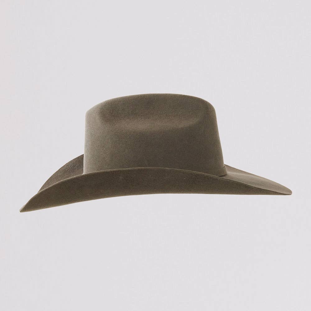 American Hat Makers - Wholesale Cowboy Hat - Unisex - 100% Wool Felt Western Cowboy Hat - Style Cattleman2