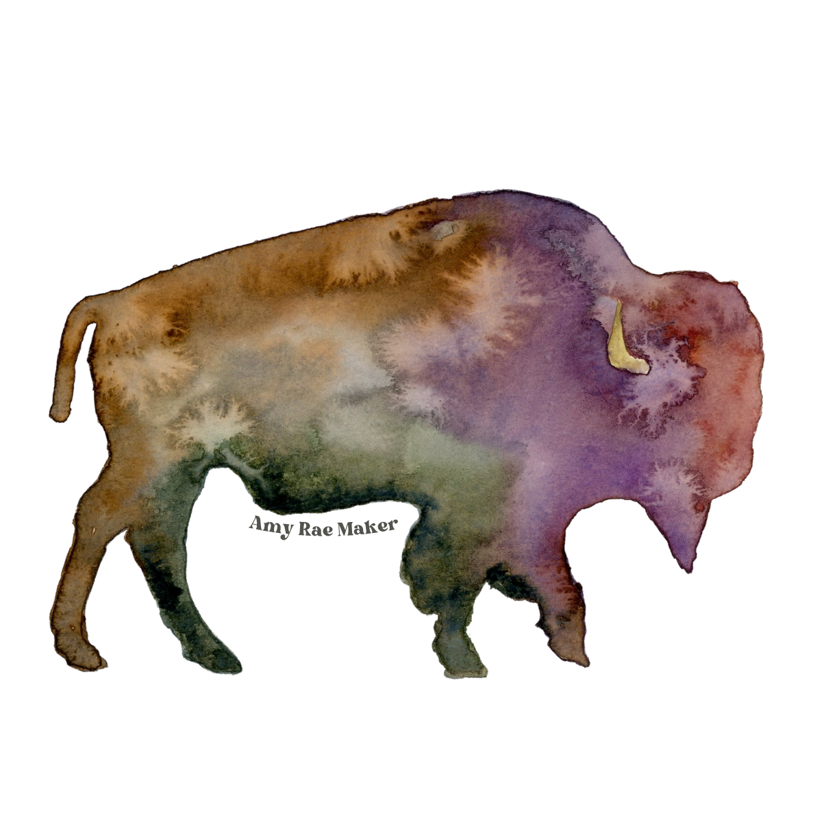 Amy Rae Maker - Wholesale Sticker - Bison Sticker1