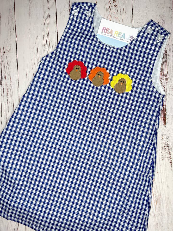 Turkey Trio Jumper Dress for wholesale by Rea Rea J's