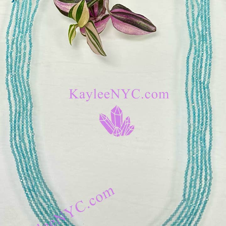 2mm Natural Amazonite Necklaces Crystals Healing Energy for wholesale by KayleeNYC