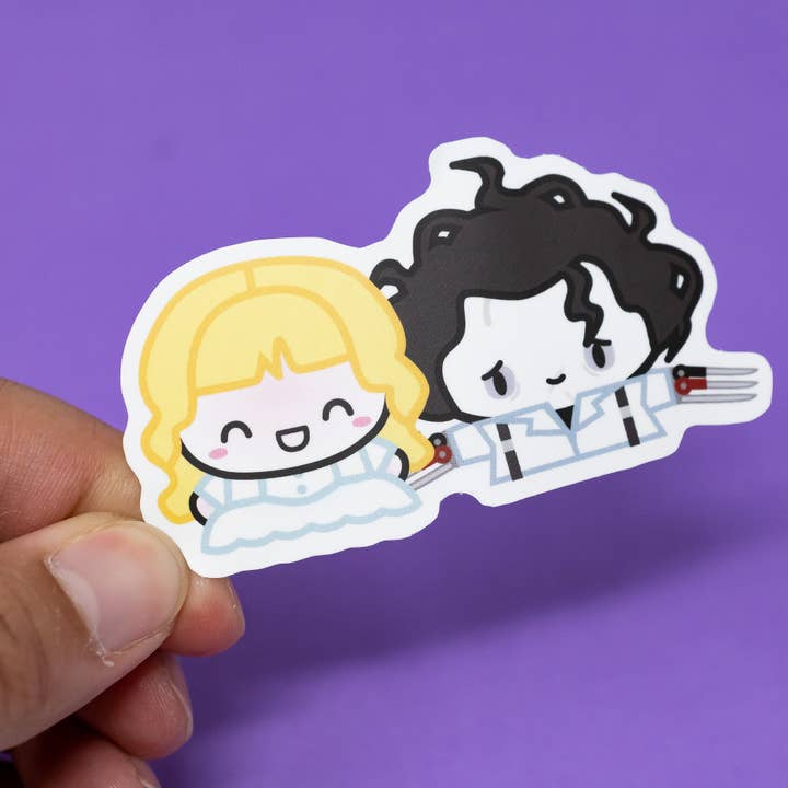 Wonton In A Million - Wholesale Sticker - L264 | Halloween Films - Edward Scissorhands Vinyl Sticker1