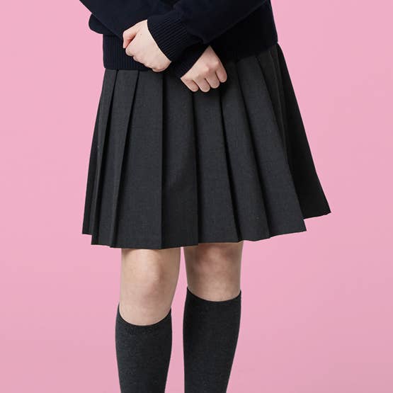 Girls Pleated School Skirt for wholesale by David Luke