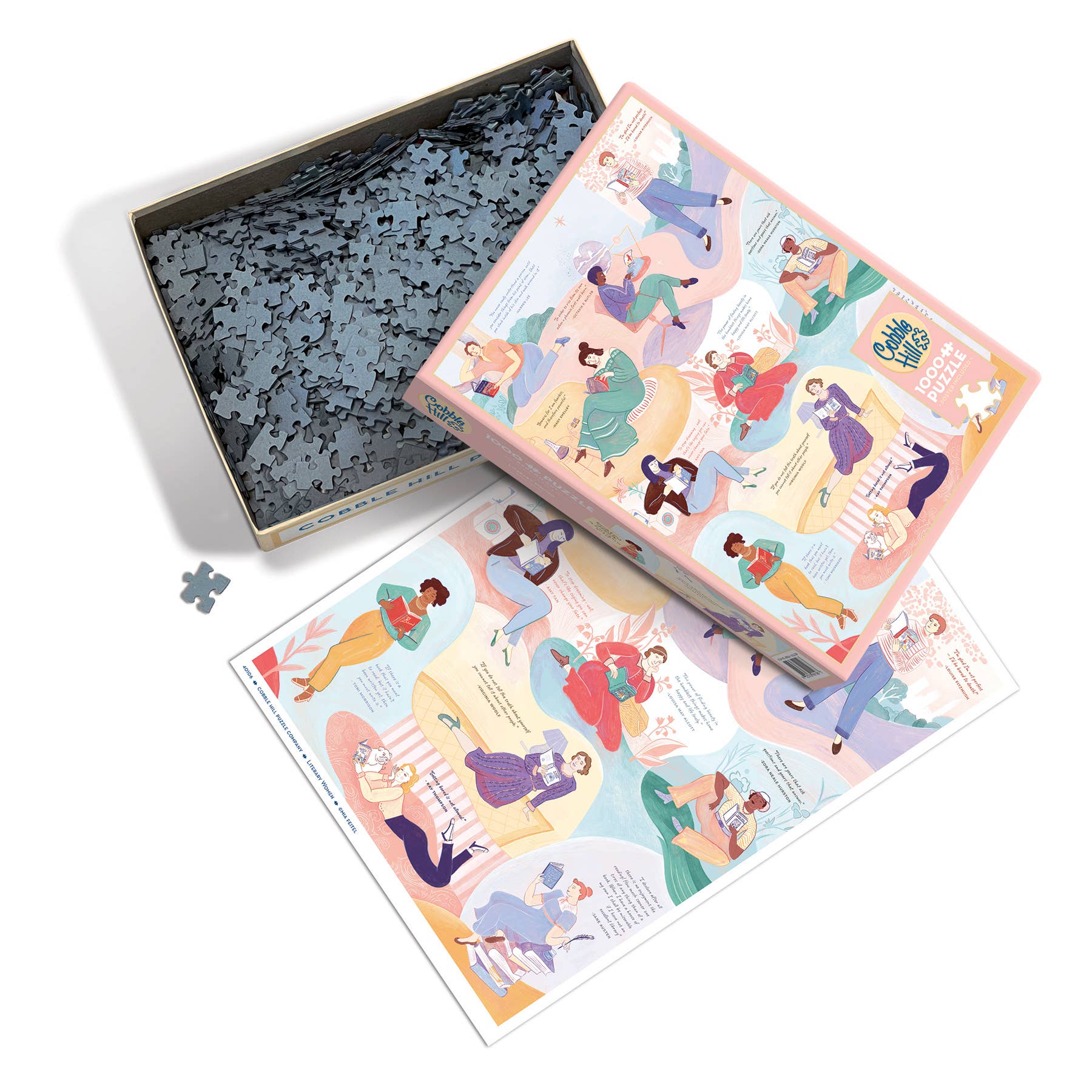 Outset Games and Cobble Hill Puzzles - Wholesale Puzzle - Adult - Literary Women 1000pc puzzle2