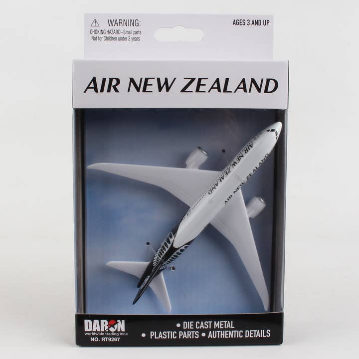Daron Worldwide Trading - Wholesale Toy Plane - Kids - AIR NEW ZEALAND SINGLE PLANE #26