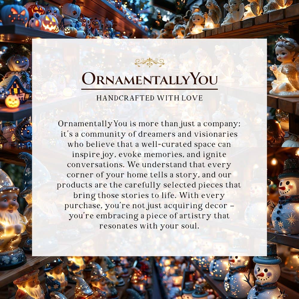 OrnamentallyYou - Wholesale Decoratief beeldje - Verlicht beeldje van Enchanted Witch Cottage, 10" LED Halloween 3