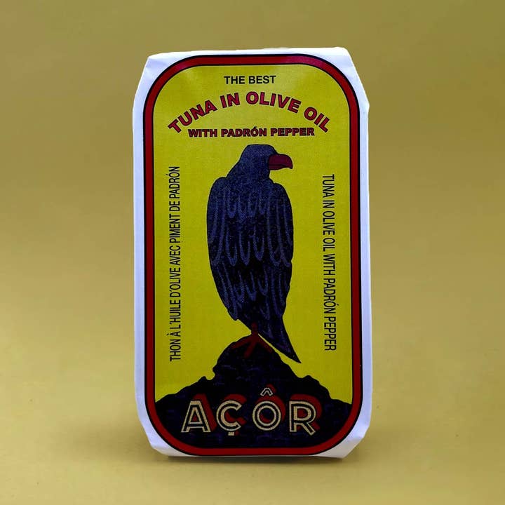 Açôr Thon à l'Huile d'Olive avec Piments de Padrón pour la vente par Lata