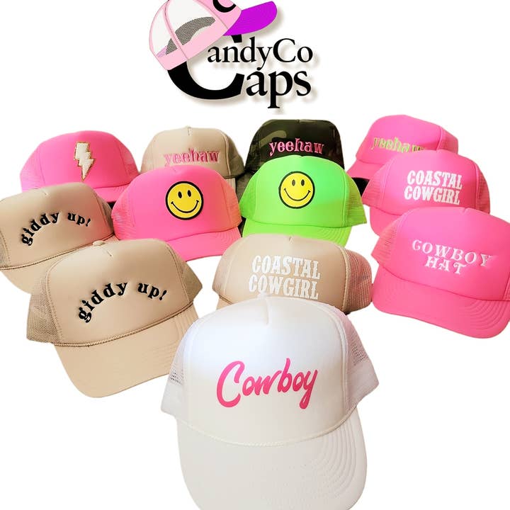 The Candy Collections - Wholesale Trucker hat – Women’s - Coastal Cowgirl summer trendy hat Trucker cap4